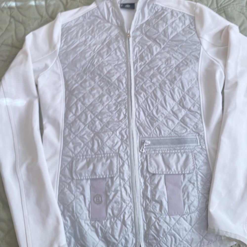 Bogner while and silver jacket